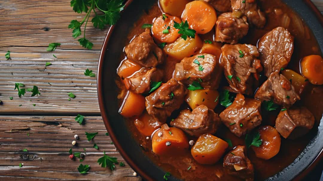 Przepis na soczyste zrazy lub gulasz z karkówki - krok po kroku