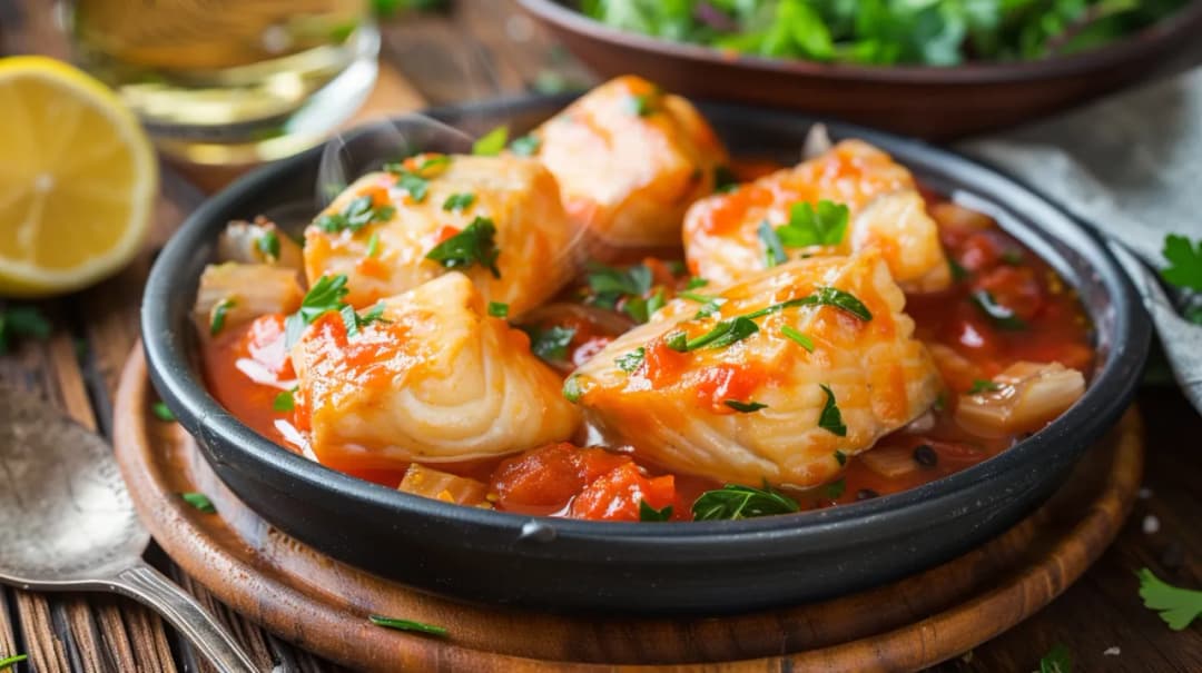 Ryba po chojnicku lub hiszpańsku - sprawdzony przepis krok po kroku