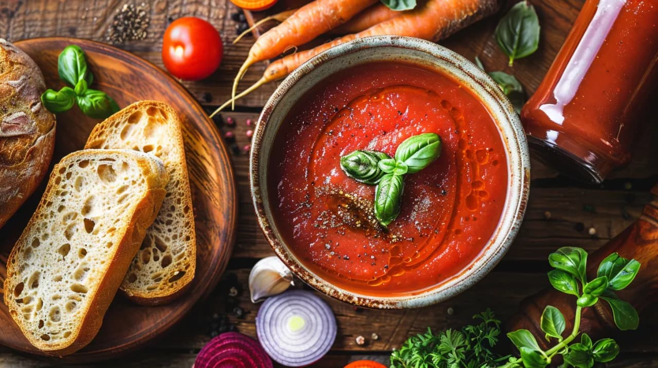 Szybki barszcz czerwony z butelki lub domowy wegetariański - przepis