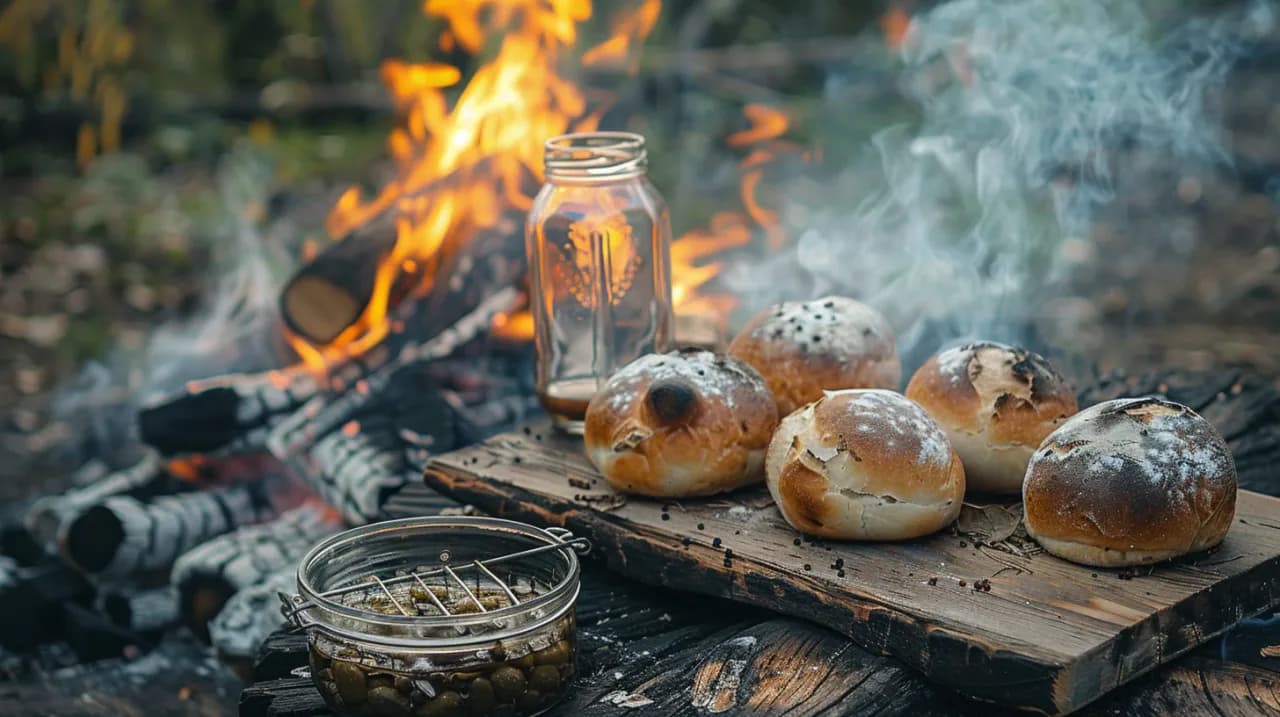 Podpłomyki z ogniska - przepis na pieczywo prosto z natury