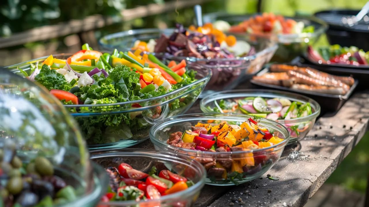 Lekkie, szybkie i smaczne przepisy na sałatki na grilla - inspiracje