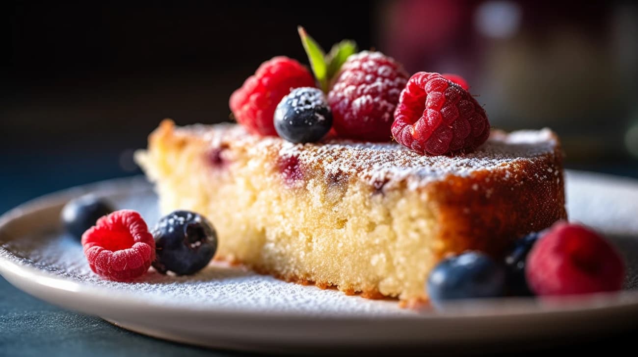 Ciasto z mąki migdałowej z owocami: Letni przysmak z kuchni babci