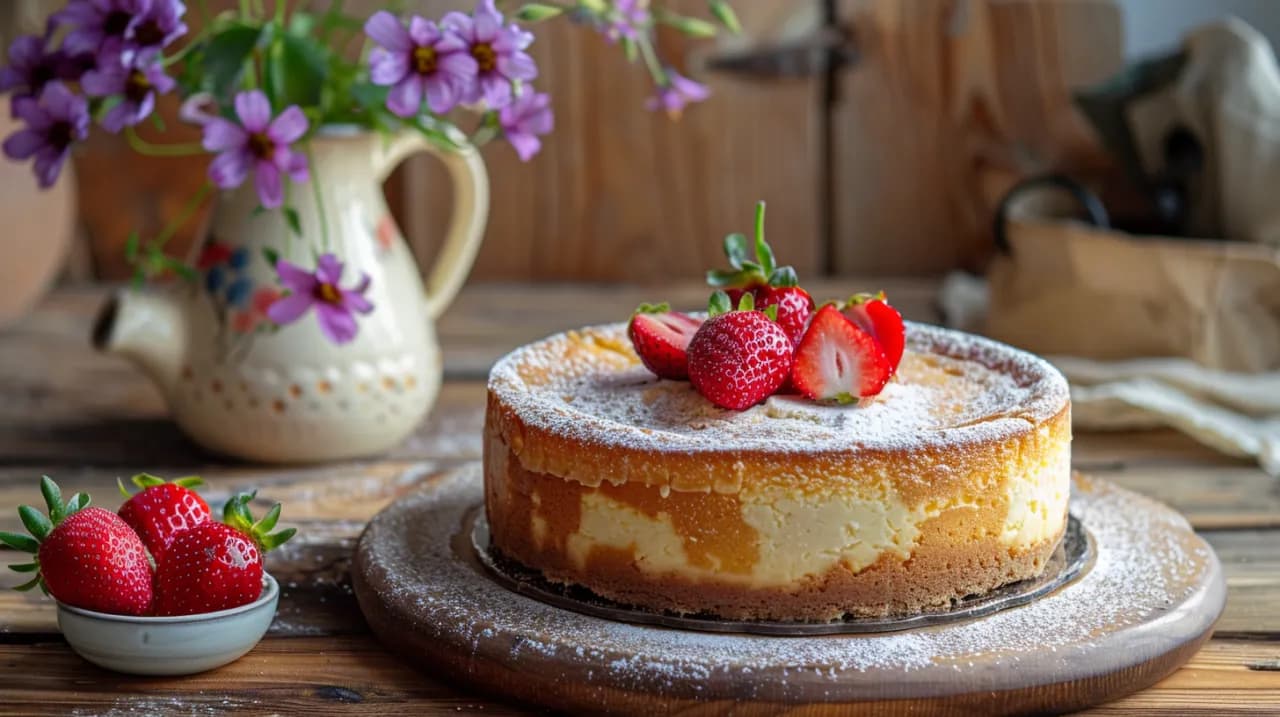 Sernik z sera wiejskiego - delikatny smak tradycji - przepis