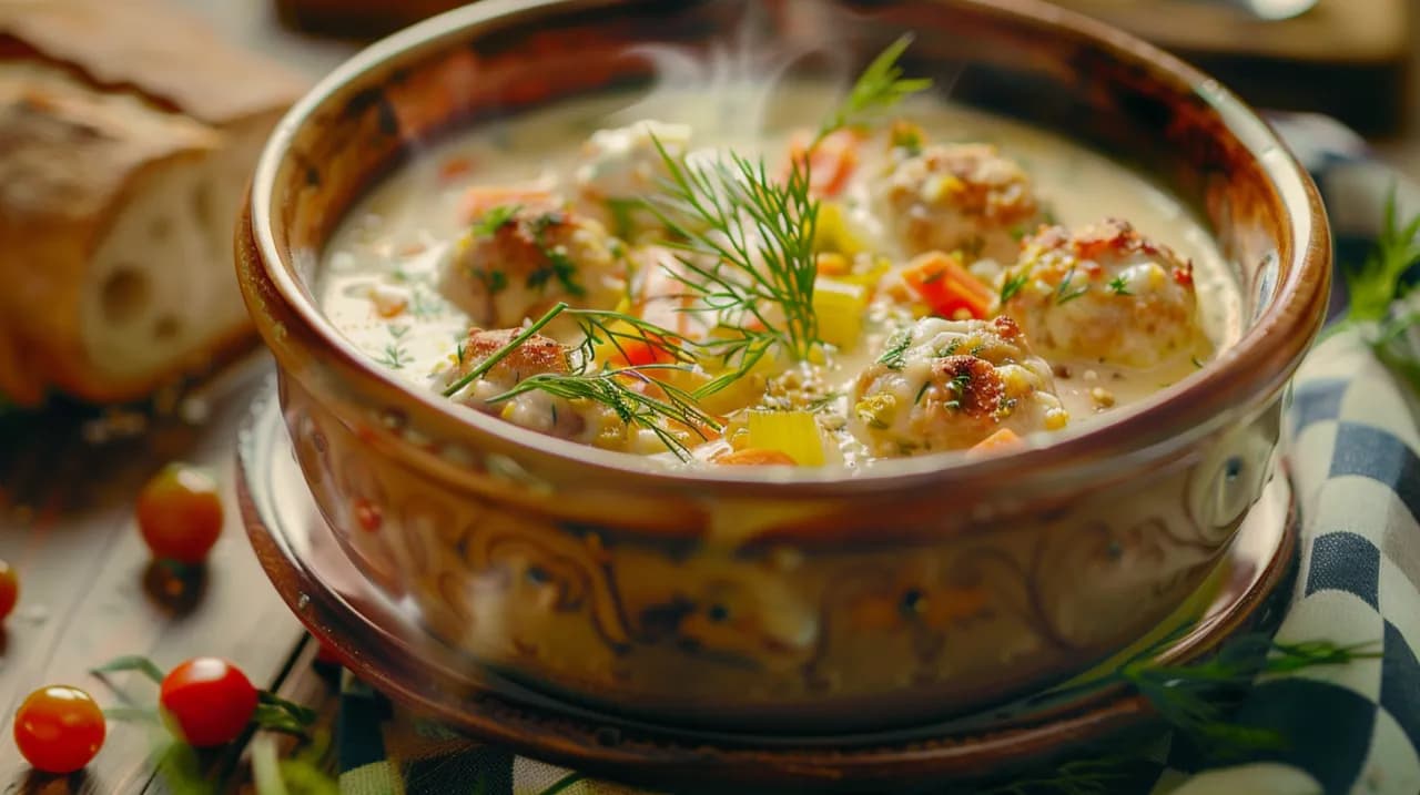 Zupa z klopsikami - porowa, jarzynowa lub koperkowa - przepisy