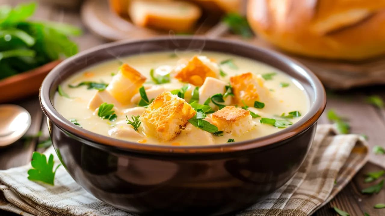 Rozgrzewający obiad: zupa jarzynowa lub serowa z kurczakiem - przepisy