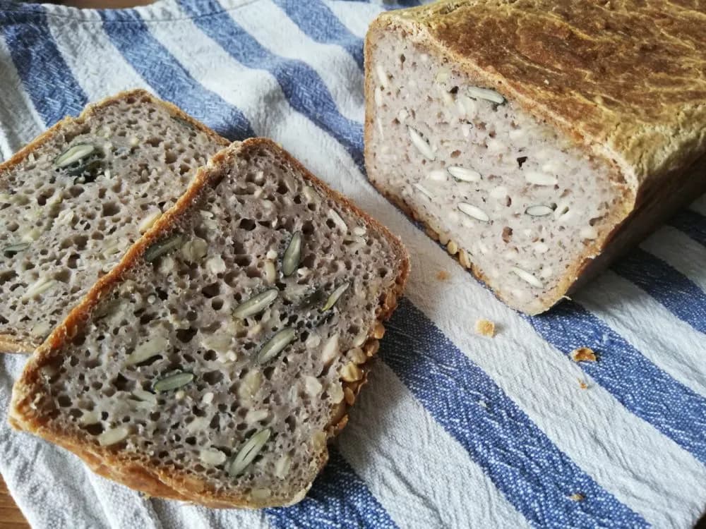 Przepis na fit chleb gryczany z kaszą