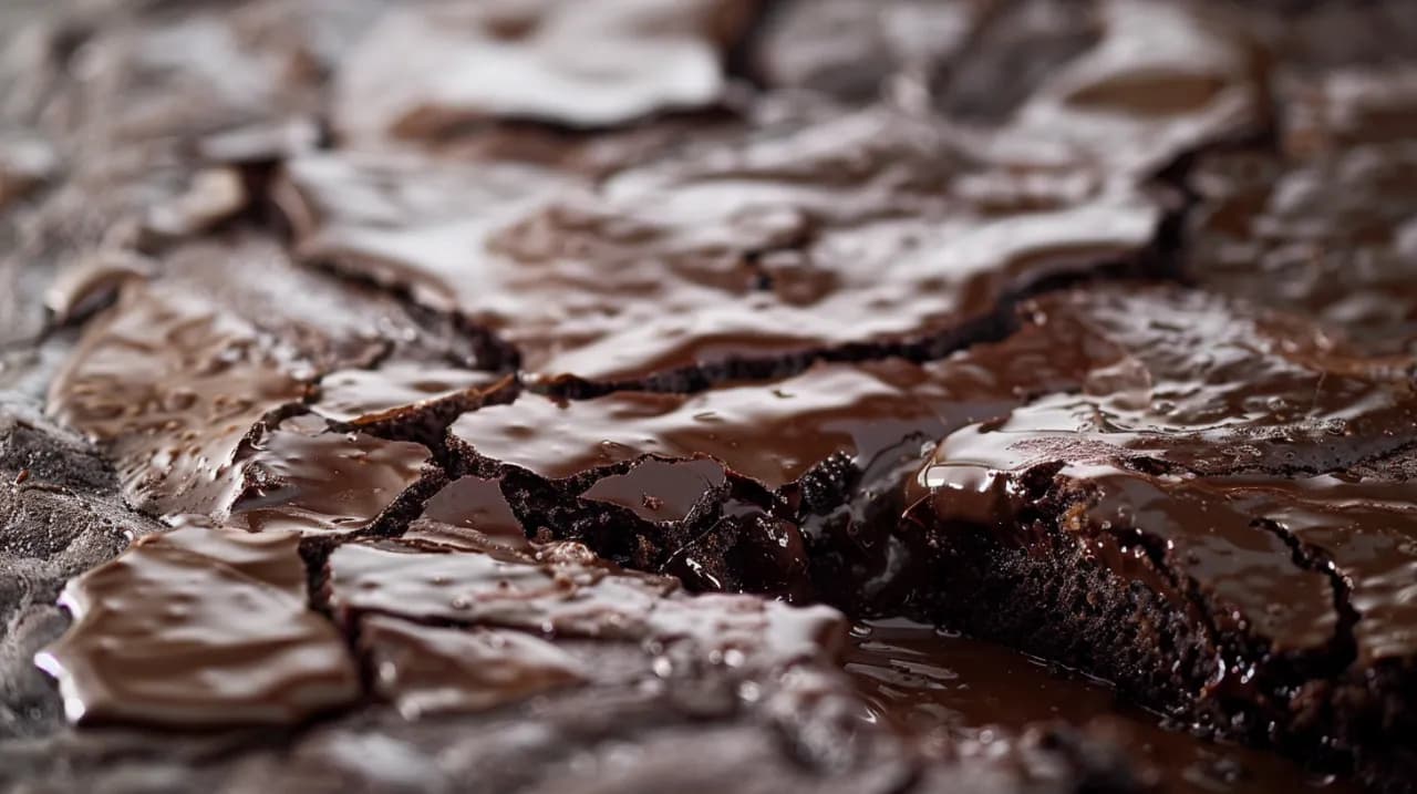 Leśny mech - wilgotne ciasto czekoladowe na dużą blachę