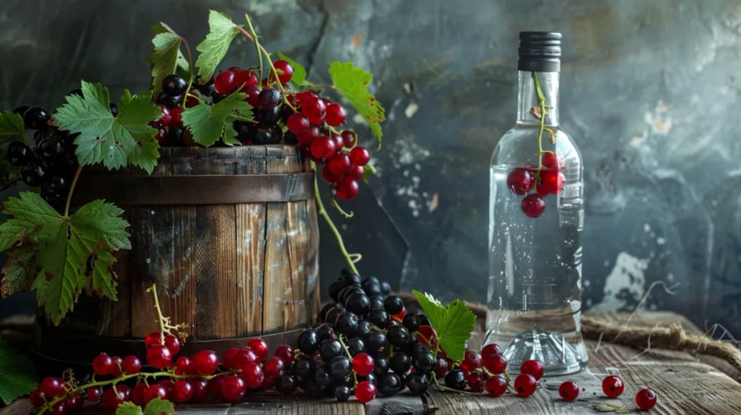 Nalewka z czarnej lub czerwonej porzeczki na wódce - przepis