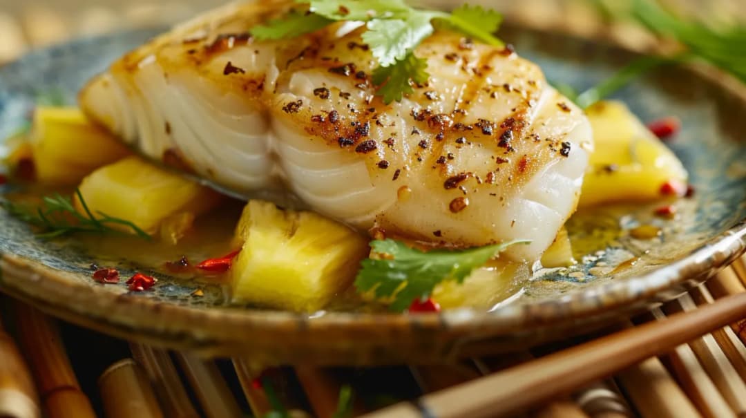 Egzotyczny smak: ryba po japońsku lub hawajsku z ananasem - przepis